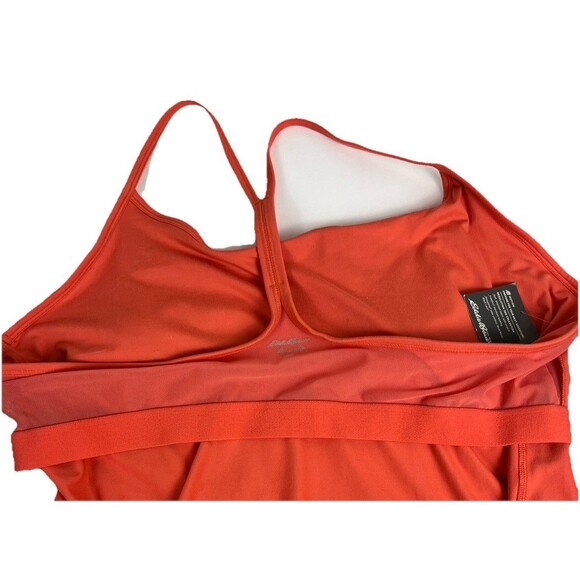 Eddie Bauer Tank Top Cami Shelf Bra Y Back Moisture Wicking Odor Control XXL NWT - Picture 4 of 10